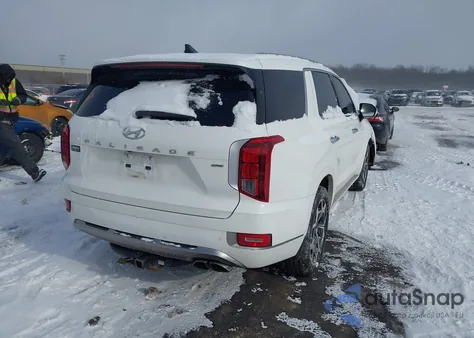 2022 Hyundai Palisade Calligraphy z USA, uszkodzony, nr VIN KM8R7DHE9NU428395